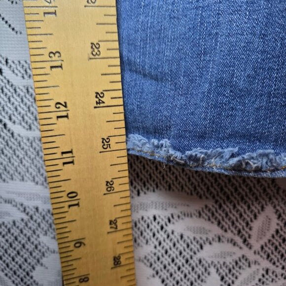 Free People Raw Hem Skinny/Straight Jeans 61502-16515125 sz 30 - Picture 12 of 13